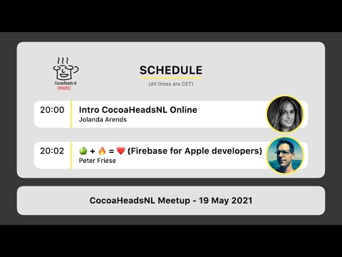 CocoaHeadsNL Online Meetup, 19 May 2021