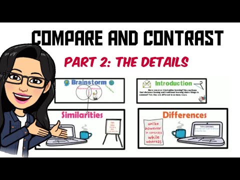 Compare and Contrast: Part 2: Details