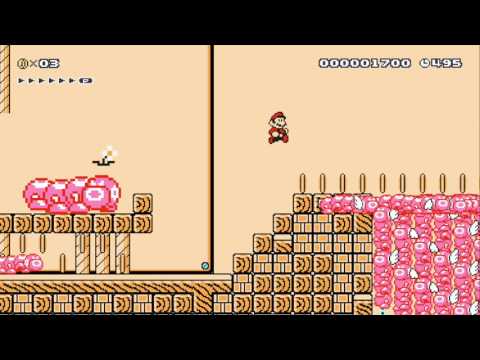 W5-1 Wiggler PREVIEW #2 w/david! by †τсωDavid7 - SUPER MARIO MAKER - NO COMMENTARY 1ax
