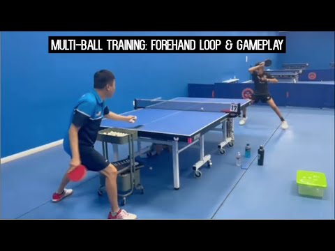 Butterfly Training Tips with Steve Moreno - Forehand Loop & Gameplay