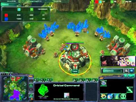 Terran(T) vs TheWinD(Z) - Lost Temple p1/2