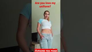 uniform challange#sexy police#tiktok #fyp #shorts #uniform#tanisha#tanisha