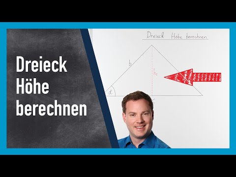 Dreieck Höhe berechnen mit Beispiel