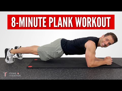 8 Minutes Of Planks For Rock Solid Abs | TOUGH Core Workout! Video