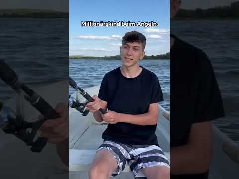 Millionärskind beim Angeln 🎣😂 | Finnel #shorts