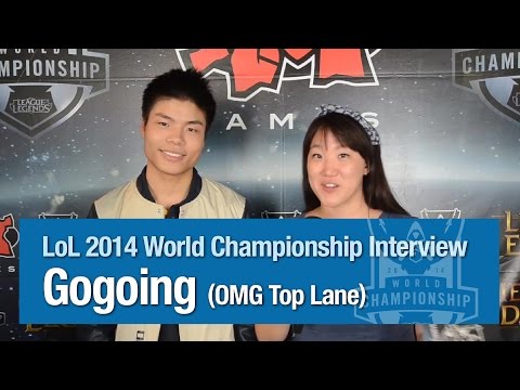 LoL 2014 World Championship Interview - Gogoing (OMG Top Lane)