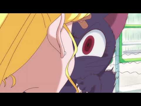 Sailor Moon Crystal Act. 1 Usagi Meeting Luna Scene English VIZ Dub