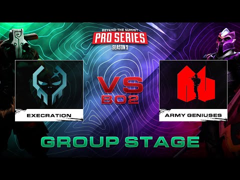 Execration vs Army Geniuses Game 1 | BTS Pro Series Season 9: Southeast Asia