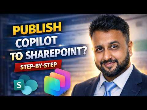 Copilot Agent: Publish to SharePoint Copilot Agent: Publish to SharePoint