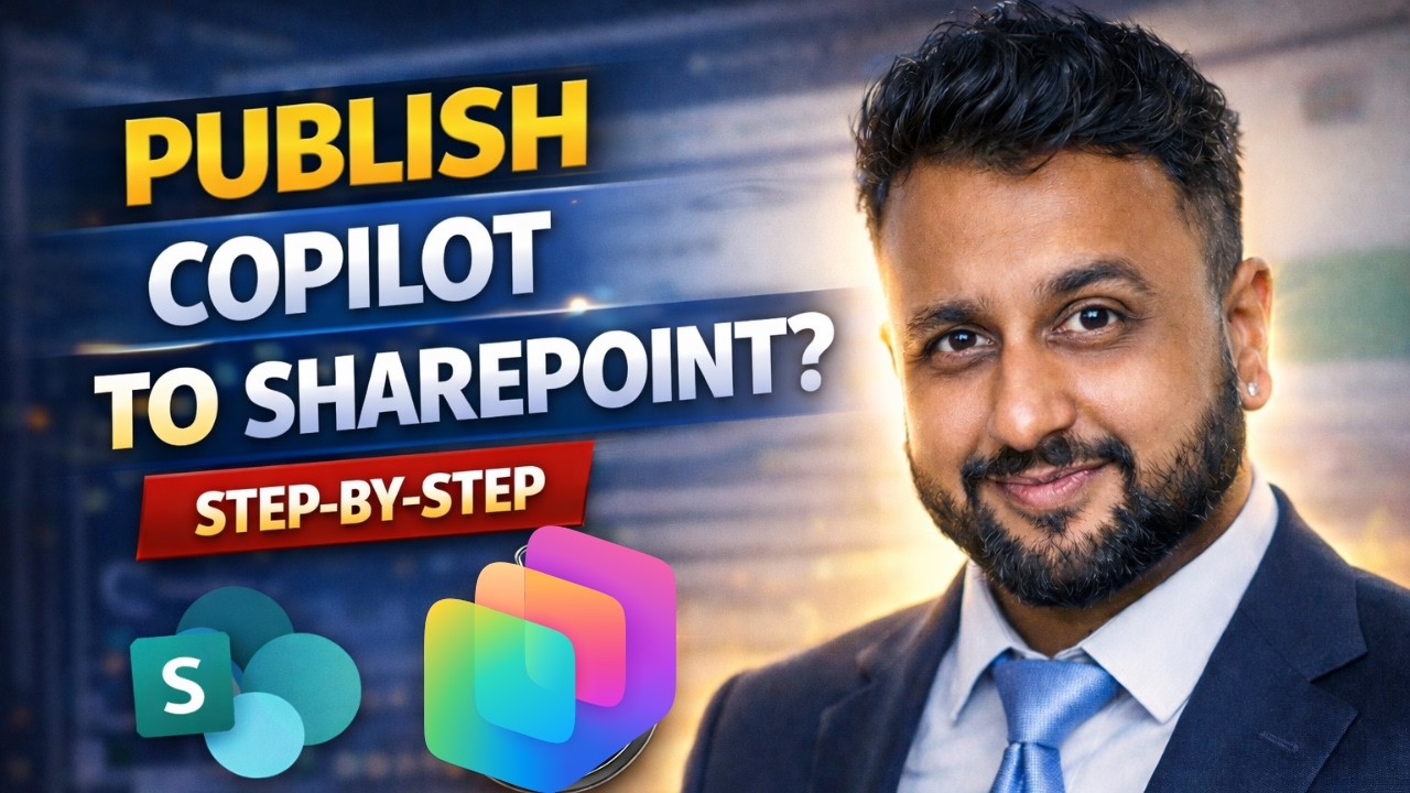 How to Publish Copilot Studio Agent to SharePoint Site | Step-by-Step Deployment Guide (2026)