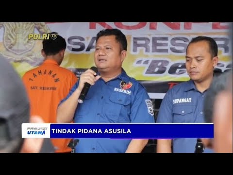 RILIS KASUS AYAH SETUBUHI ANAK KANDUNG POLRES ASAHAN