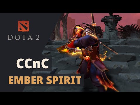 CCnC (Rank 2) plays Ember Spirit Dota 2 Full Gameplay