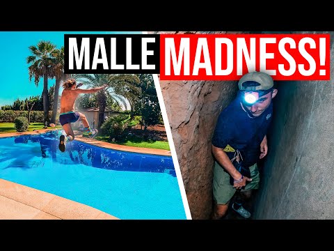 Parkour in LUXUS-FINCA! & VERLASSENEN XXL-BUNKER GEFUNDEN! | Parkour auf Mallorca mit @257ers