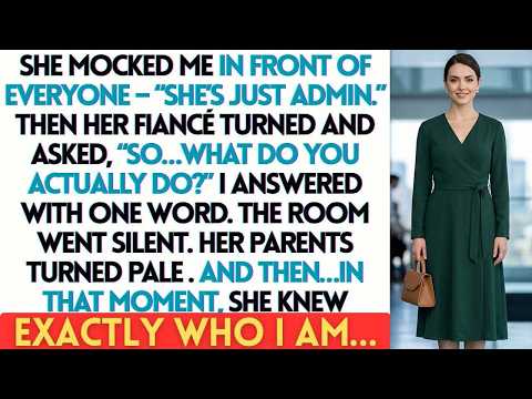 My Sister Mocked Me In Front of Everyone — Then Her Fiancé Turned Pale and Said, “You’re the Judge”