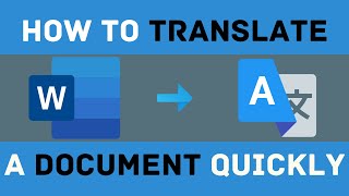How To Translate Any Document Quickly Using Google Translate