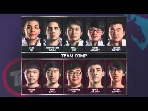 TIP vs TL Game 2 NA LCS Spring 2015 3rd Place 19 04 2015 blizzasc2 dota esport lol highlights