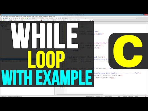 While Loop in C Programming Language | Video Tutorials for beginners