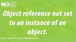 Object reference not set to an instance of an object, Visual Studio, C#