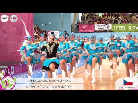 MWF/ 🏆 EUROPEAN CHAMPION 2023. 🏆DEFILE CLASSIC BATON SENIORS/ NOVOBORSKE MAŽORETKY - CZ