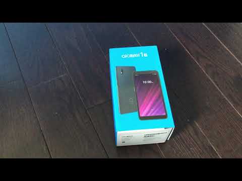 Alcatel 1B Android Phone Unboxing And Configuration