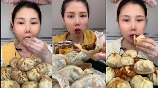 Download lagu Steamed Dumplings Mukbang | Juicy Dumpling Bites & Soft Chewy ASMR Eating Show mp3