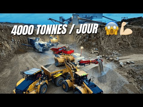 🚧 Concassage en action chez Lessard Carrière ! 💥 Machines XXL en pleine puissance 🤯💨 #fbagrivideos