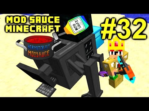Minecraft Mod Sauce Ep. 32 - Super Mods Mekanism !!! ( HermitCraft Modded Minecraft )