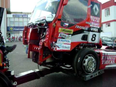Matador Czech Truck Prix 2009 Vojtíšek crash