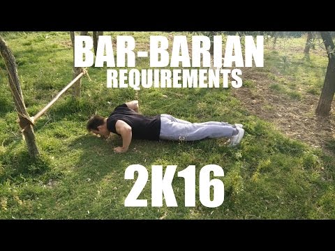 BAR-BARIAN REQUIREMENTS 2K16