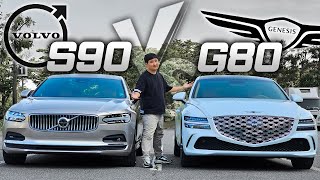 "이게 비교가 된다고 생각해.?!" 부자들이 이차를 사는 이유 볼보 S90 vs 제네시스 G80 비교해보니