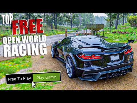 Top 10 FREE OPEN WORLD Racing Games 2025 (NEW)