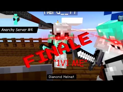 So The Minecraft Kid CHALLENGED me to a 1V1 (Anarchy Server #4 FINALE) Minecraft Anarchy Server