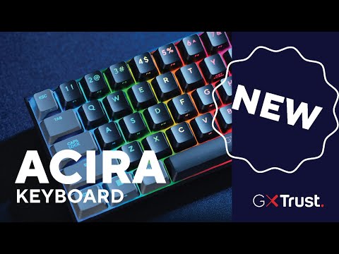 Trust GXT 867 ACIRA Mini 24882 Oetemu Linear Red EN USB Black