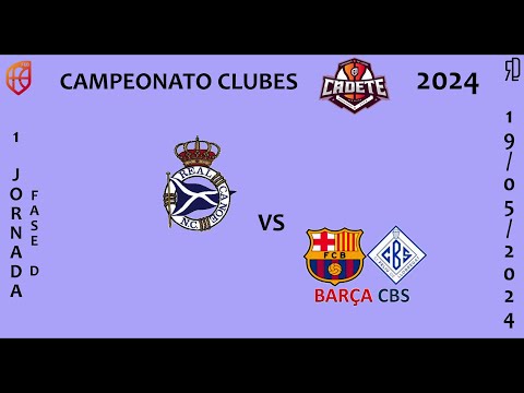 REAL CANOE N C//BARÇA CBS #1 FD CECF CAMPEONATO CLUBES CADETE 2024