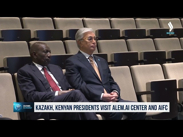 Kazakistan ve Kenya Cumhurbaşkanları Alem.Ai Merkezi ile Uluslararası Finans Merkezi’ni ziyaret etti