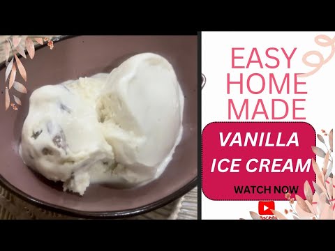 Homemade Vanilla Icecream #recipesbychandana #icecream #vanilla #trending #viralvideo #vanillaice
