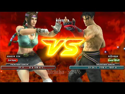 27_6 Julia Chan vs Jin Kazama - Tekken 5 Dark Resurrection PS3 HD 2022 ( Uchiha x24 )
