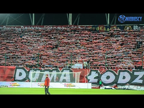Doping kibiców na otwarciu stadionu Widzewa (18.03.2017 r.)