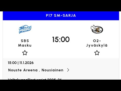 SBS Masku - 02 Jyväskylä 11.12026