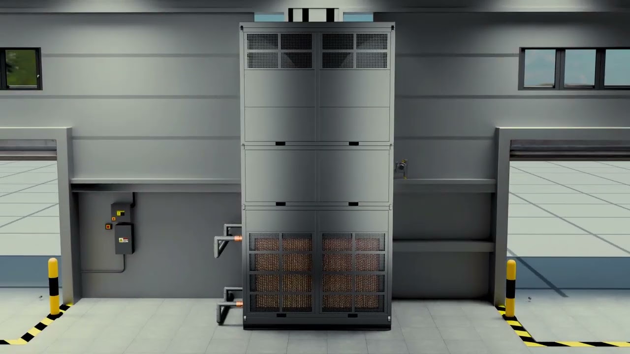 Outdoor unit 3D Animation thumbnail
