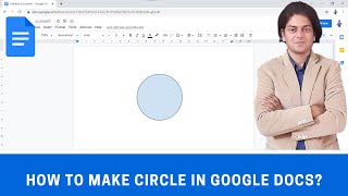 How to make circle in google docs?