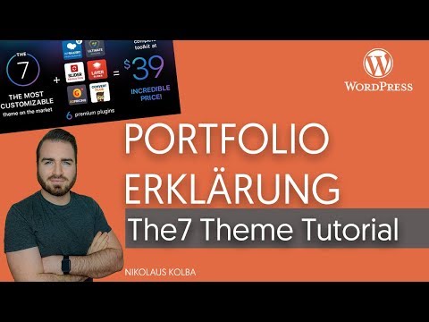 #6 The7 Theme Tutorial - Portfolio Einstellungen & Ansicht