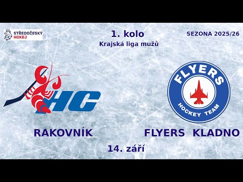 HC Rakovník vs. Flyers Kladno 1.kolo KLM 14.9.2025, zkrácený záznam.