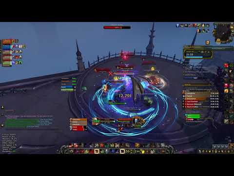 WoW Shadowlands 9.1.0 arms warrior pve Halls of Atonement Mythic +14 2