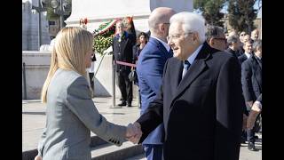 MATTARELLA ALL’ALTARE DELLA PATRIA: DEPOSTA UNA CORONA D’ALLORO PER LA GIORNATA DELL’UNITÀ NAZIONALE