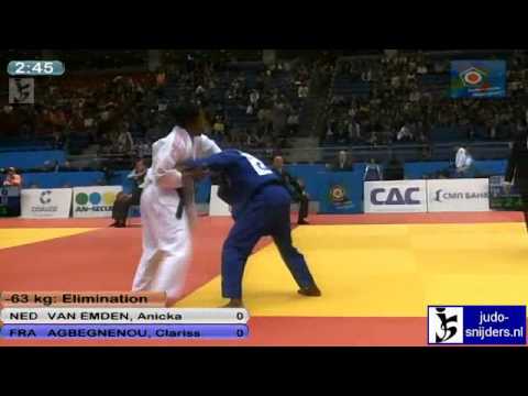 Anicka van Emden (NED) - Clarisse Agbegnenou (FRA) [-63kg]