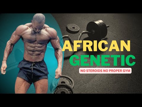 MR. WAD AFRICAN GENETIC - NO STEROIDS NO PROPER GYM / African bodybuilders