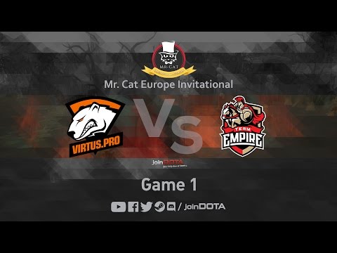 Virtus.Pro vs Empire Game 1  - Mr. Cat EU Inv. - @GarethCasts @TrentPax