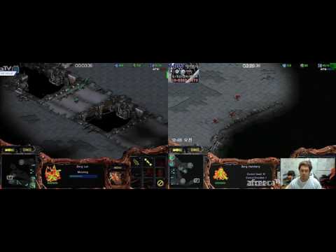 DUAL FPVOD: Jaedong vs Larva ZvZ @ Circuit Breaker #1 [2017-06-02]
