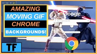How to Set a GIF Background in Google Chrome (ANIMATED!) [Put GIF in Google